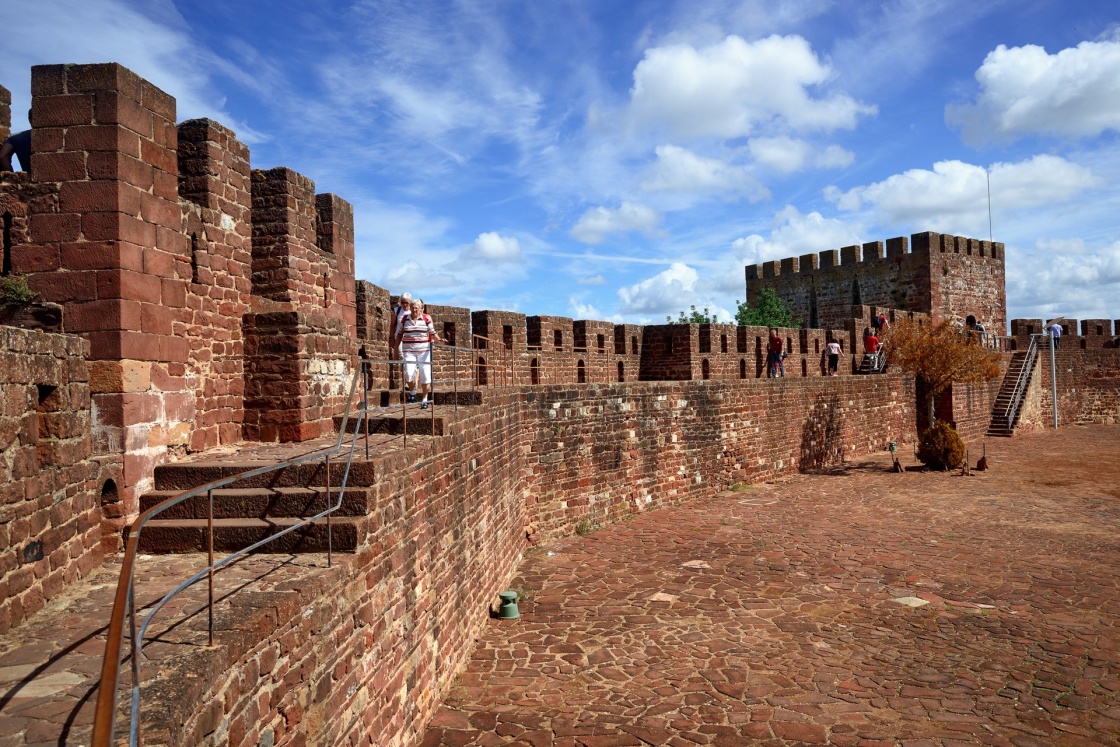 Ancient castle in Silves, Algarve Portugal